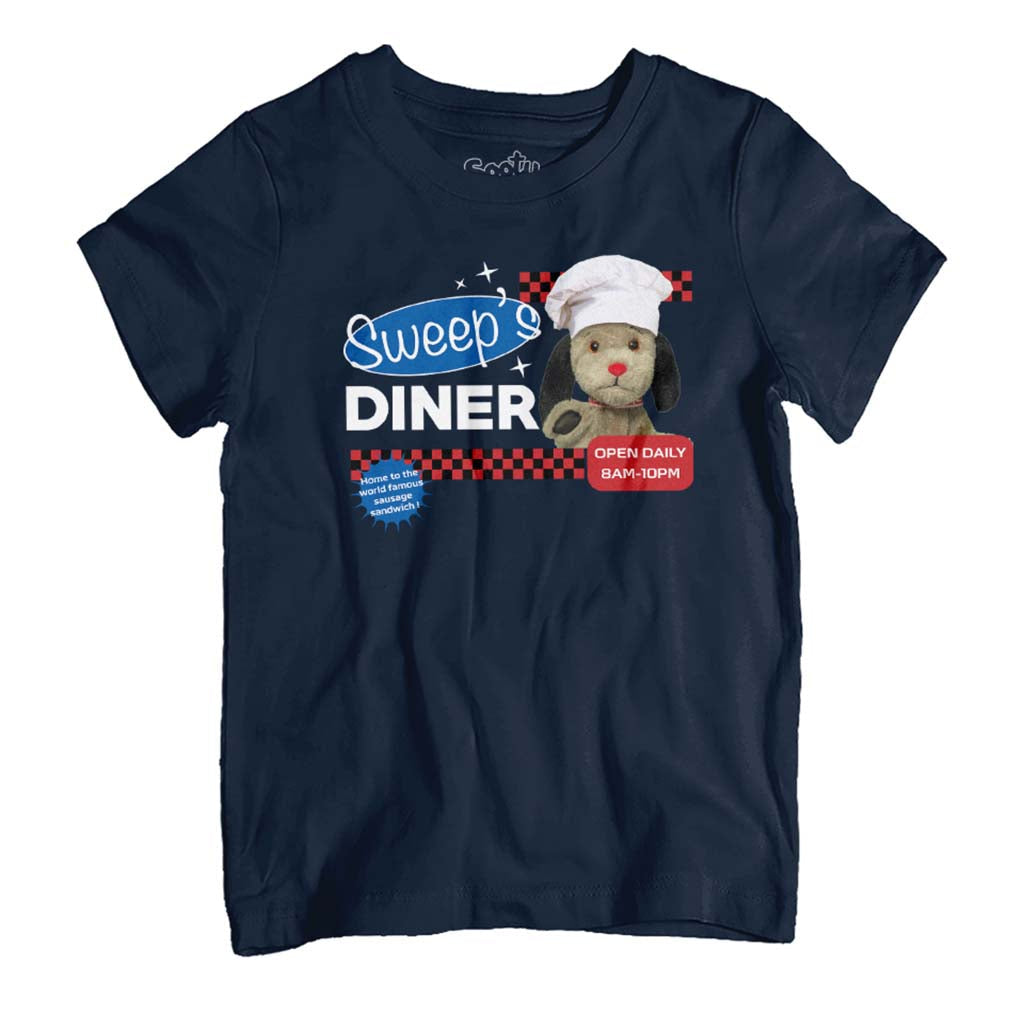 Sooty Sweeps Diner Open Daily Kid's T-Shirt product image 1